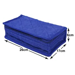 Kuber Industries Blue Set of 2 Regular Drawer Organiser Organisers image 4