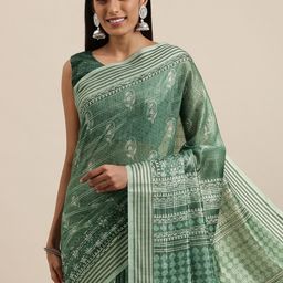 Anouk Rustic Ethnic Motifs Banarasi Saree-21