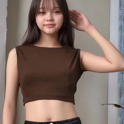 Myshka Girls Round Neck Sleeveless Top-image-76