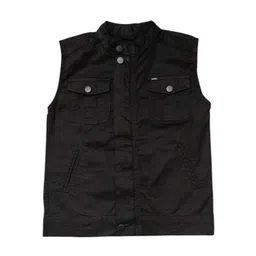 Gini and Jony Boys Typography Cotton Denim Jacket-image-85