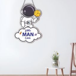CVANU White & Black Printed Wooden Wall Decor Hangings-picture-16