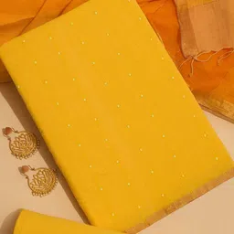 Taneira Embroidered Pure Cotton Unstitched Dress Material-image-12