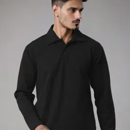 CLAFOUTIS Men Solid Polo Collar T-shirt-picture-38
