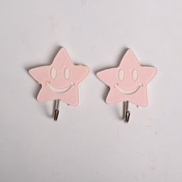 MARKET99 3Pcs Blue & Green Star Designed Sticky Hooks-picture-0