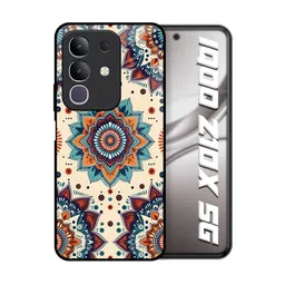 QRIOH Floral Printed IQOO Z10x 5G Back Case Mobile Accessories-picture-29