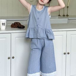 LULU & SKY Girls Top with Shorts-image-78