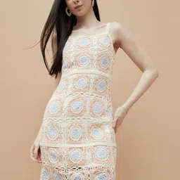 Ginger by Lifestyle Ethnic Motifs Print Off-Shoulder A-Line Mini Dress-picture-23