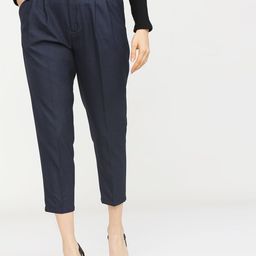 Tokyo Talkies Women Slim Fit Crop Trousers-image-96
