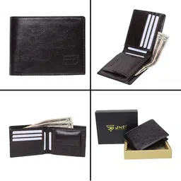 JND Men PU Two Fold Wallet image 3