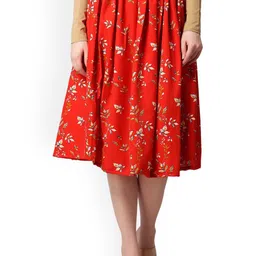 MINOS Printed Flared Midi Skirt-picture-10