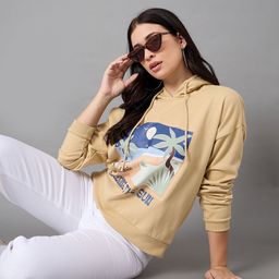 Club York Women Printed Hooded Sweatshirt-image-75