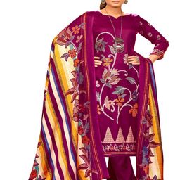 DRAVINAM Trends Floral Printed Pashmina Unstitched Dress Material-image-65