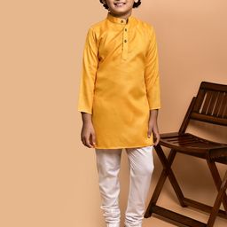 PRINTINDIA Boys Band Collar Straight Kurta with Trouser-image-9