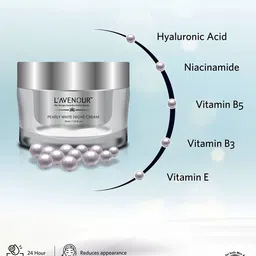 L'AVENOUR Set Of 3 Pearly White Night Cream With Niacinamide & Vitamin C - 50 ml Each image 3