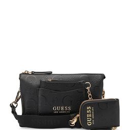 GUESS Printed PU Structured Shoulder Bag with Tasselled-5
