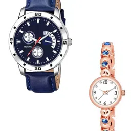 Miss Perfect Unisex Dial & Leather Straps Analogue Watch PL355-picture-14