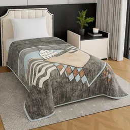 Signature Grey & Blue Mink Mild Winter Single Bed Blanket-picture-37