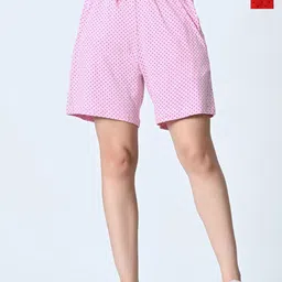 BAESD Women Striped High-Rise Shorts-image-101