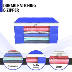 Kuber Industries Blue Set of 6 Regular Drawer Organiser Organisers image 5