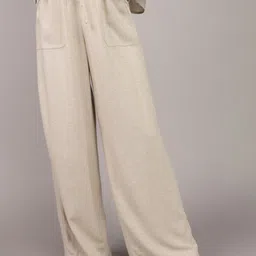 AMERICAN EAGLE OUTFITTERS Women Baggy Fit Wide-Leg Drawstring Trousers-image-8