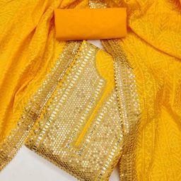 LeeliPeeri Designer Printed Unstitched Dress Material-picture-23
