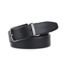 JND Men Textured Leather Reversible Belt-image-46