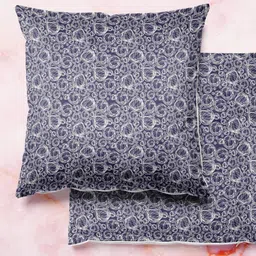 ArtzFolio Multicoloured Set of 2 Square Cushion Covers-0