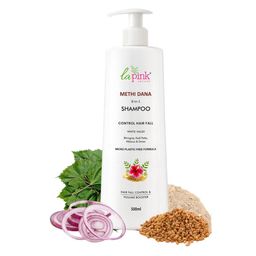 La Pink Methi Dana 8-in-1 Anti Hair Fall Shampoo - 500 ml-image-50
