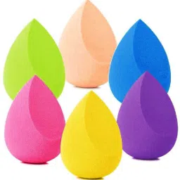 Make up Sponge Puff (Colour May Vary) -Set of 6 (BLNDR1001)-image-30