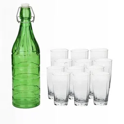 SOMIL Green Glass Airtight Can Bottle-image-99