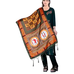SHIV FASHION Ethnic Motifs Printed Dupatta-image-88