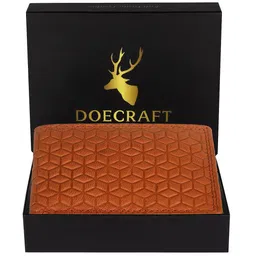 DOECRAFT Men Printed Leather Two Fold Wallet-9