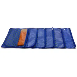 prettykrafts Blue Set of 6 Regular Drawer Organiser Organisers-54