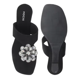 Mochi Embellished Block Mules image 5