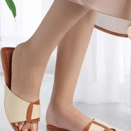 CORSICA Women Tan Synthetic Open Toe Flats-picture-24