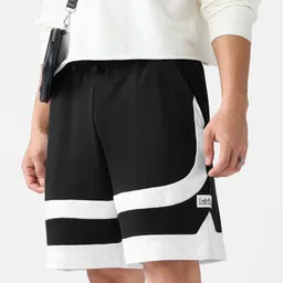 The Souled Store Men Colourblocked Pure Cotton Technology Bermuda Shorts-25