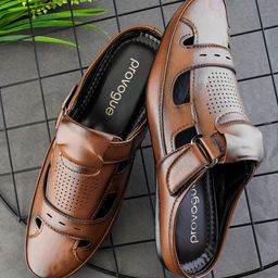 Provogue Men Ethnic Leather Comfort Sandals-picture-35