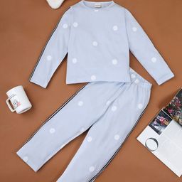 RAINE AND JAINE Girls Printed Pure Cotton Night suit-image-96
