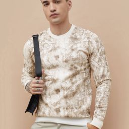 Forca by Lifestyle Abstract Printed Men Full Sleeve Sweatshirt-picture-1