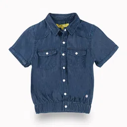 Gini and Jony Women Denim Shirt Style Top-image-8