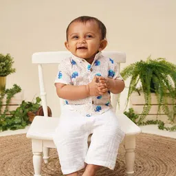 YK Boys Classic Animal Opaque Printed Casual Shirt-35