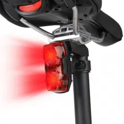 Bicycle 2-in-1 Flash Tail Light | Inbuilt 2 Laser & 5 LEDs, 7 Modes LED Rear Break Light-image-4