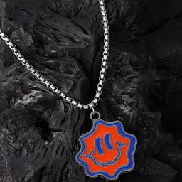 French Accent Silver-Plated Pendant With Chain-image-45