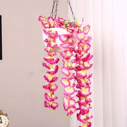 ARICK DECOR Purple 1 Pieces Hanging Artificial Flower-image-44