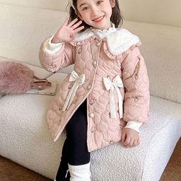 LULU & SKY Girls Longline Padded Jacket-image-21