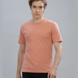 FALTU.CO Men Solid Round Neck Pure Cotton T-shirt-image-77