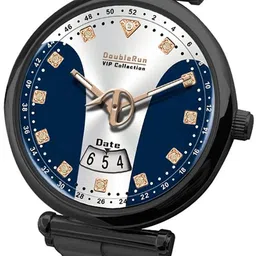 DOUBLERUN Unisex Dial Circle Analogue Multi Function Watch H05N23058 image 4