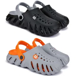 BERSACHE Boys Pack Of 2 Clogs Flip-Flops-4