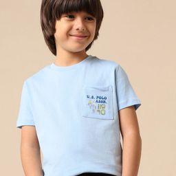 u.s. polo assn. kids Uspa Kids Boys Graphic Printed Regular Fit Cotton T-shirt-picture-7