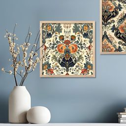 Kotart Off White & Grey Set of 2 Piece Wood Abstract Wall Paintings-picture-7